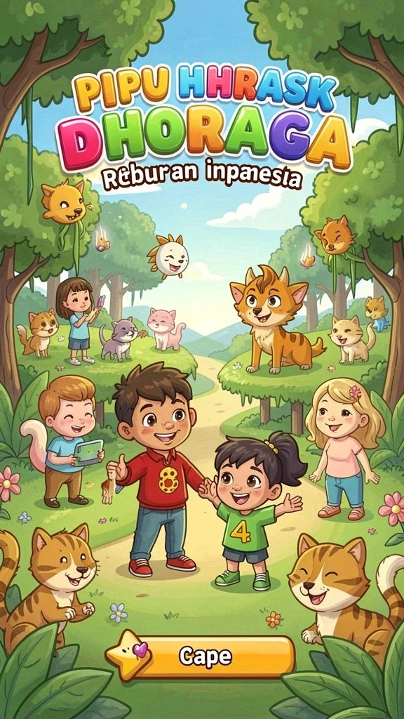 Grafis yang menarik dan penuh warna.