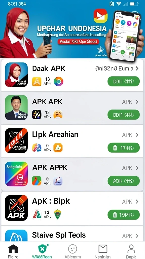 Tampilan antarmuka yang mudah digunakan di API288.