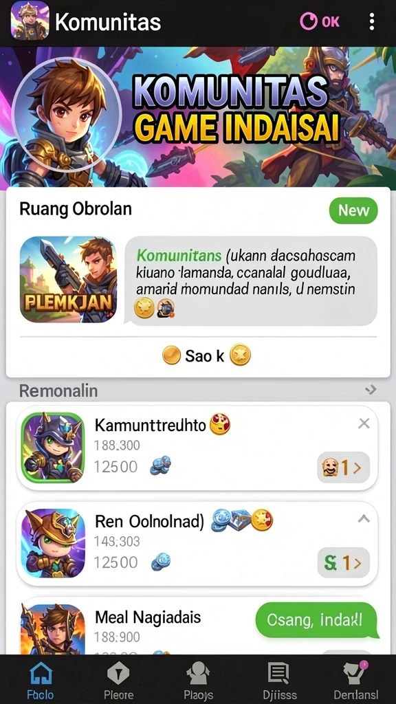 Level menantang yang membuat pemain terpacu untuk menang.