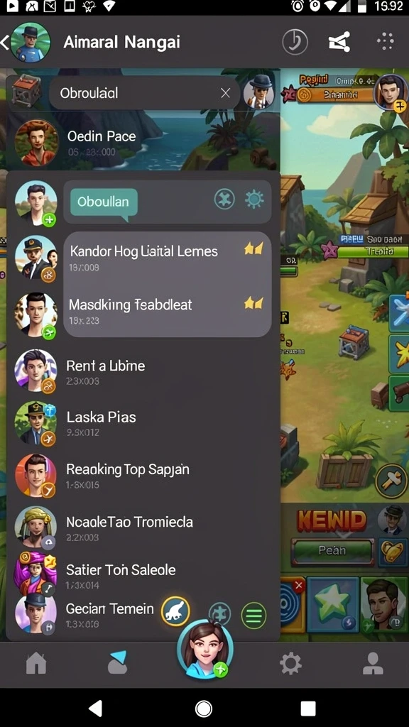 Tampilan karakter yang menarik dan unik.