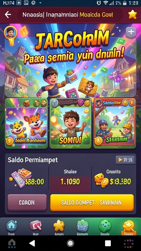 Tampilan antarmuka yang menarik dan mudah digunakan.