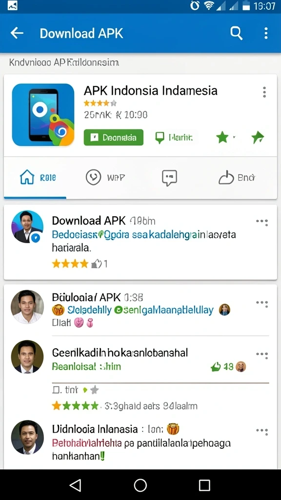 Tampilan antar muka utama yang menarik dan intuitif.