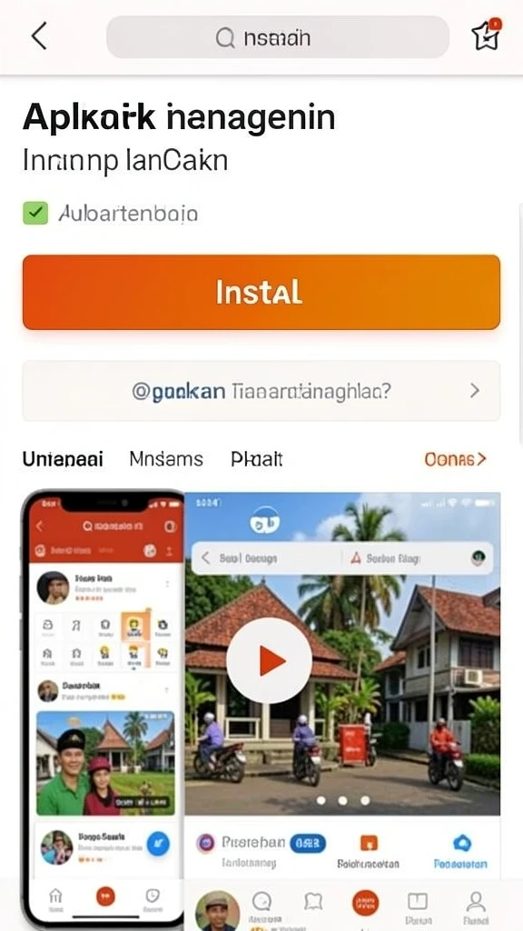 Tampilan antarmuka yang sederhana dan intuitif.