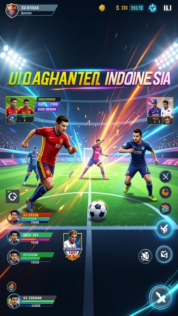 Fitur permainan live yang interaktif dan seru.