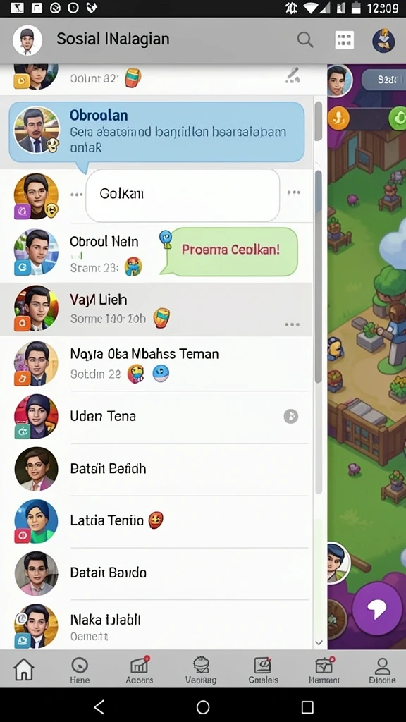 Tampilan antarmuka yang ramah pengguna.