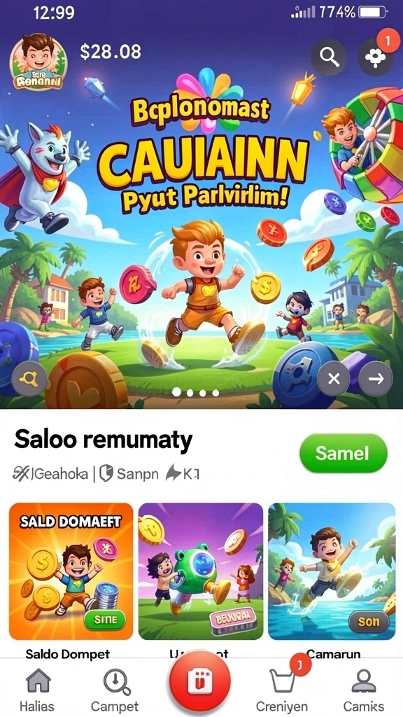 Tampilan grafis yang memukau dan detail.