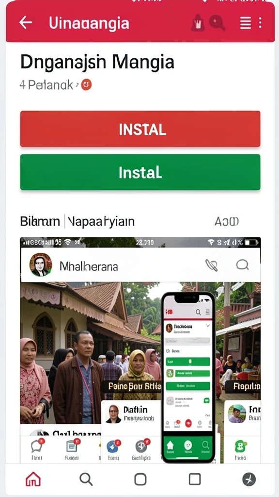 Tampilan awal KIKOTOTO yang mencolok dan menarik.