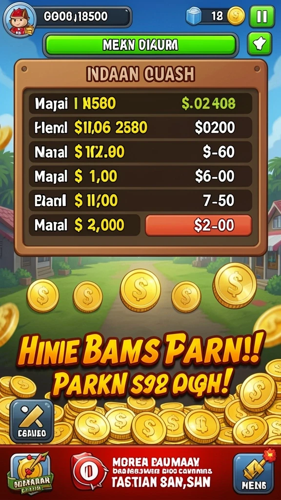 Misi seru yang menantang untuk setiap level permainan.