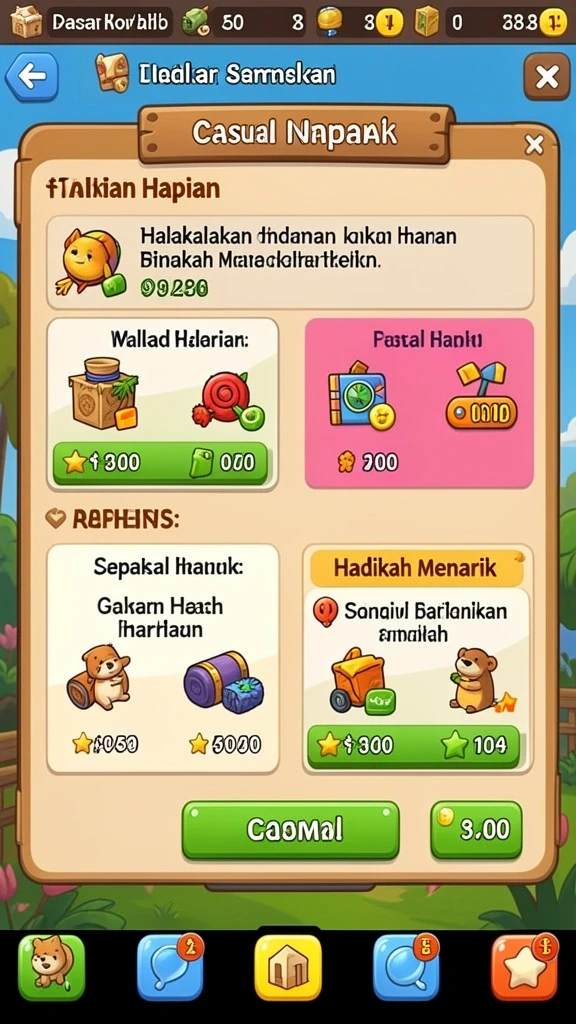 Tampilan antarmuka yang menarik dan mudah digunakan.