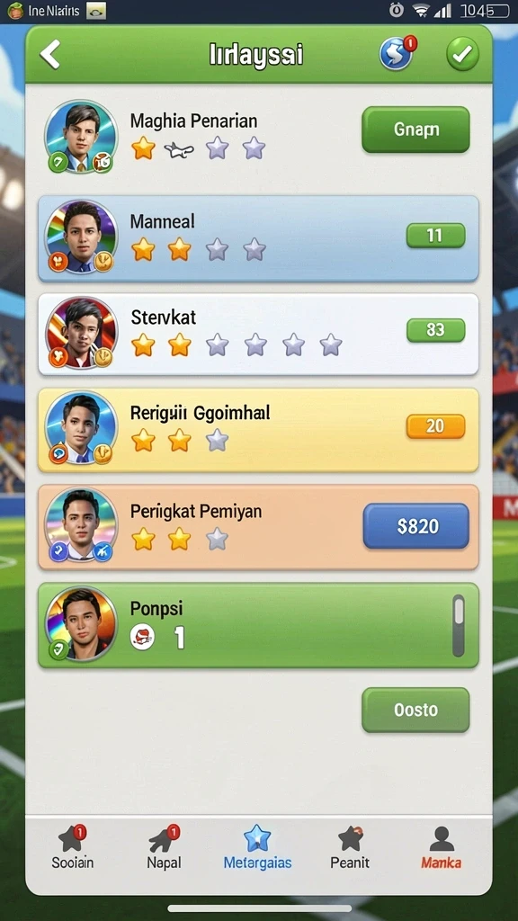 Tampilan antarmuka yang menarik dan mudah digunakan.
