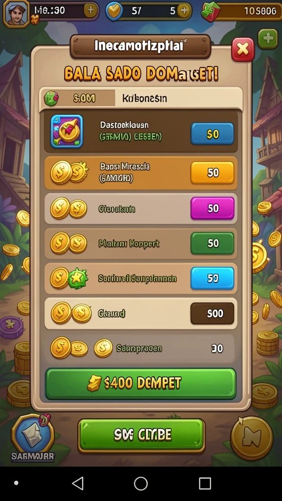 Screenshot menampilkan bonus putaran gratis yang sedang berjalan.