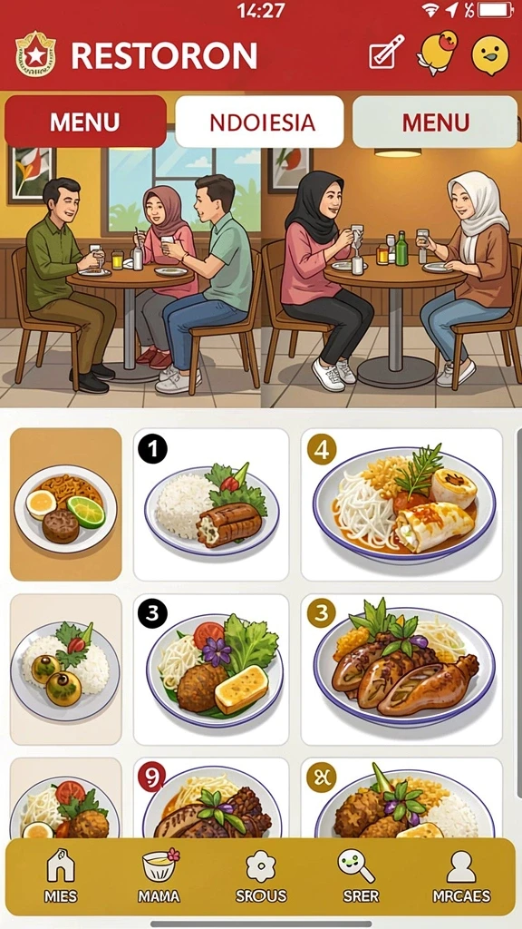 Tampilan antarmuka yang menarik dan mudah digunakan.