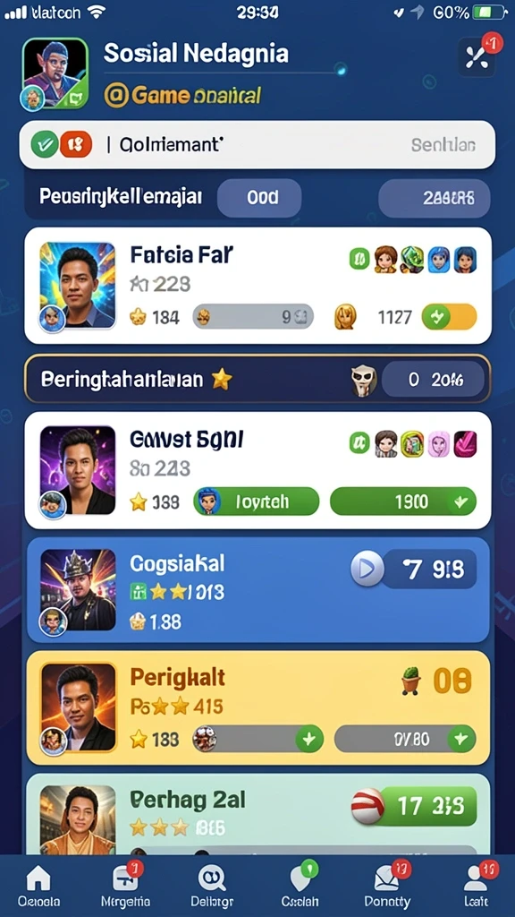 Mode permainan yang bervariasi untuk semua usia.
