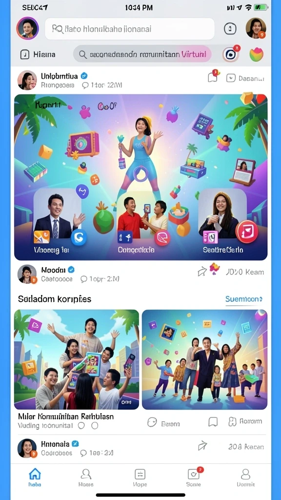 Tantangan menarik di setiap level permainan.