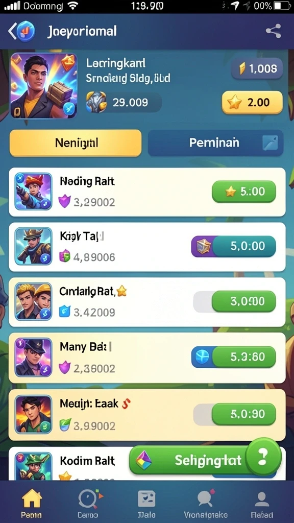 Tampilan antarmuka yang menarik dan mudah digunakan.