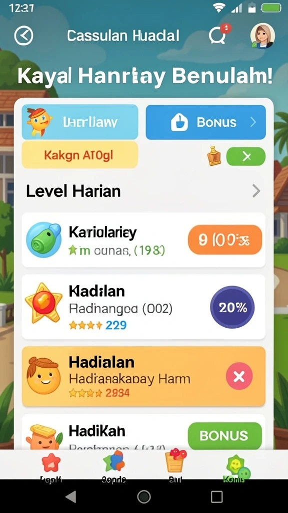 Beragam tema slot untuk dipilih dan dimainkan.