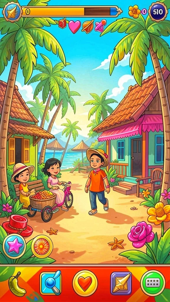 Banyak level yang menantang dan seru untuk dimainkan.