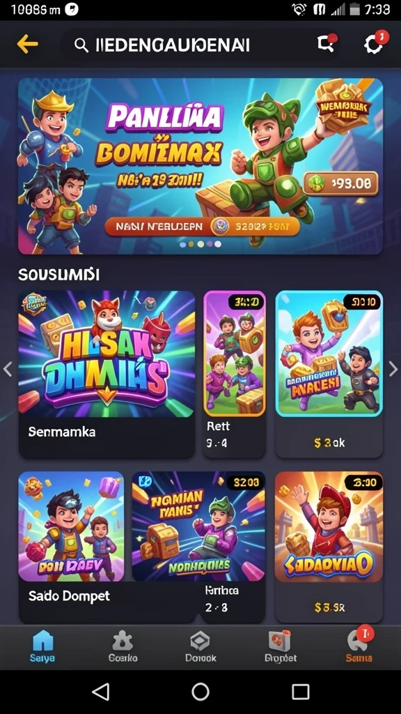 Fitur misi mingguan yang selalu menggiurkan.
