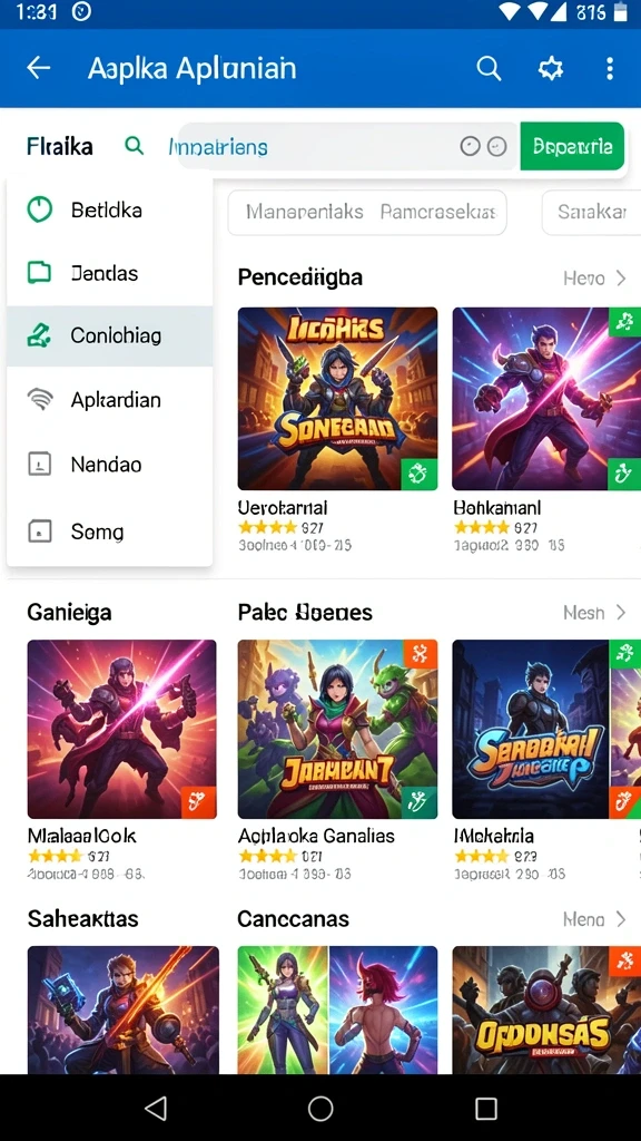 Berbagai karakter unik dengan kemampuan berbeda.