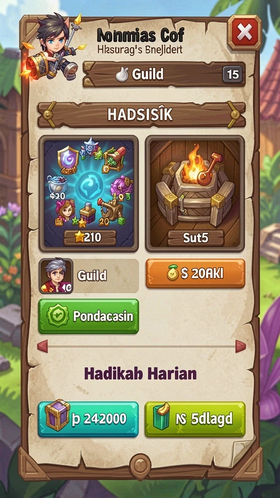 Karakter unik yang memperkaya pengalaman bermain.