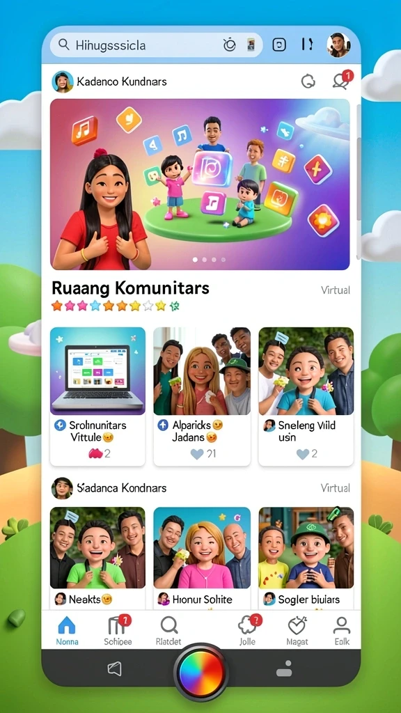 Misi harian yang menantang dan seru.