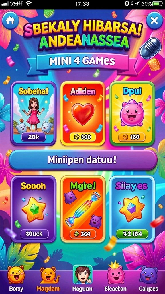 Beragam mode permainan yang menarik untuk semua pemain.