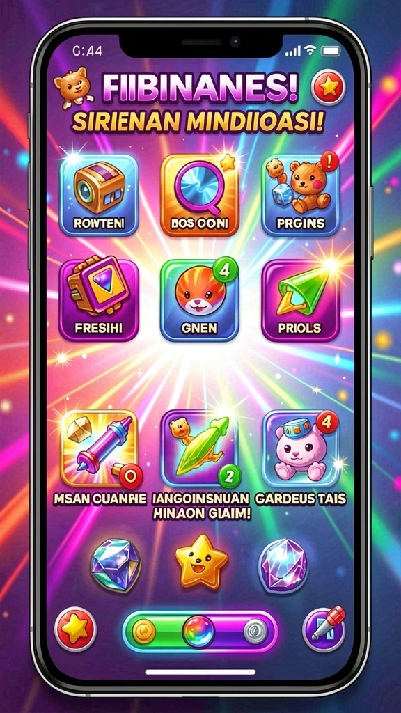 Pemandangan indah dari dunia game.