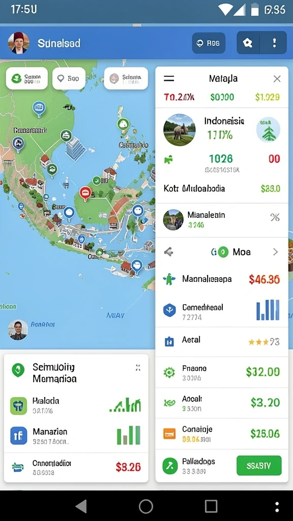Tampilan antarmuka pengguna yang modern dan ramah.