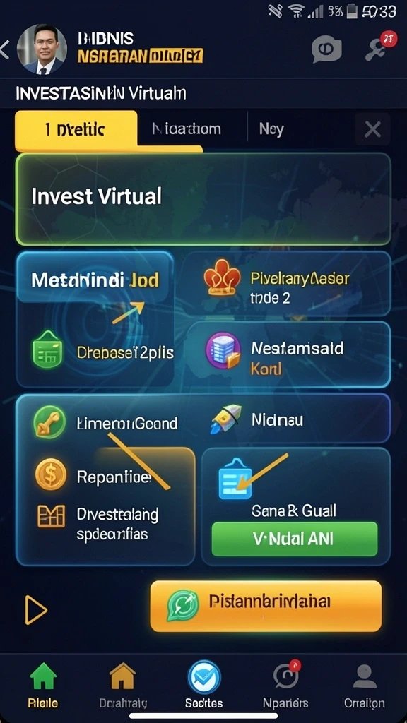 Tampilan utama game WIRANAGA yang menarik.
