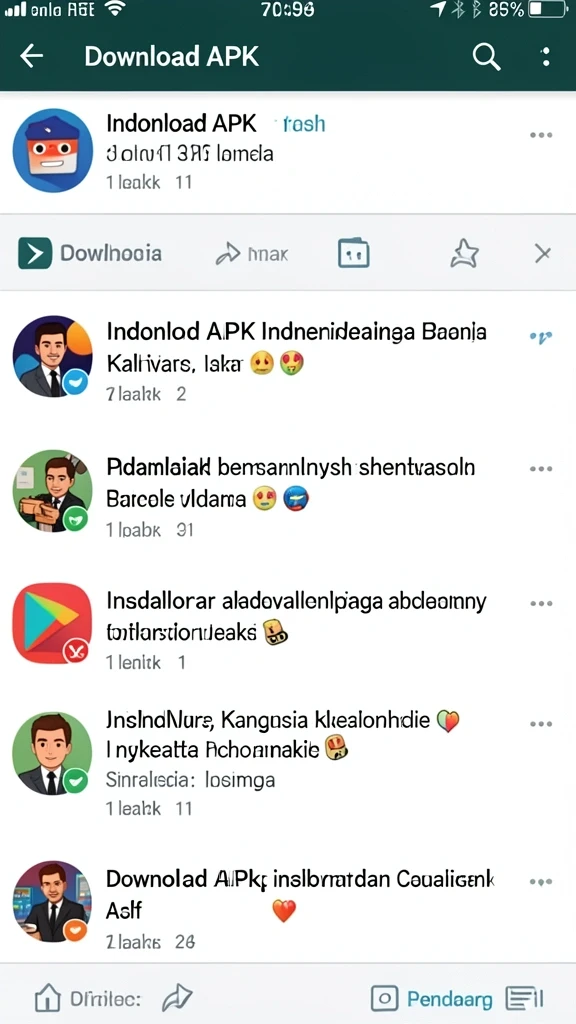 Pemandangan dunia fantasi yang memukau.