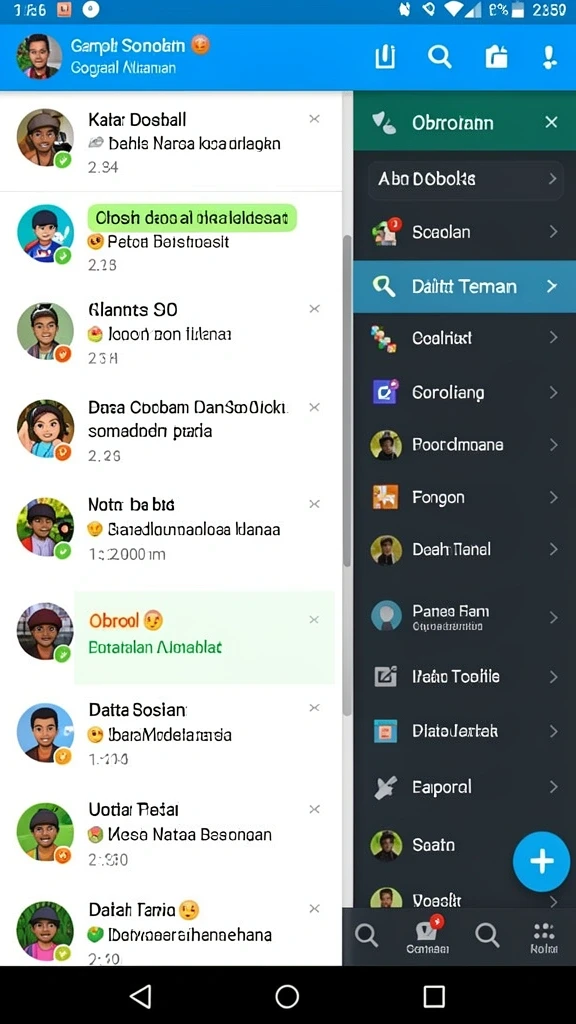 Momen pertarungan seru di dalam game ZK7.