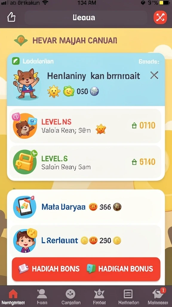 Menu pengaturan yang mudah diakses dan penggunaannya sederhana.