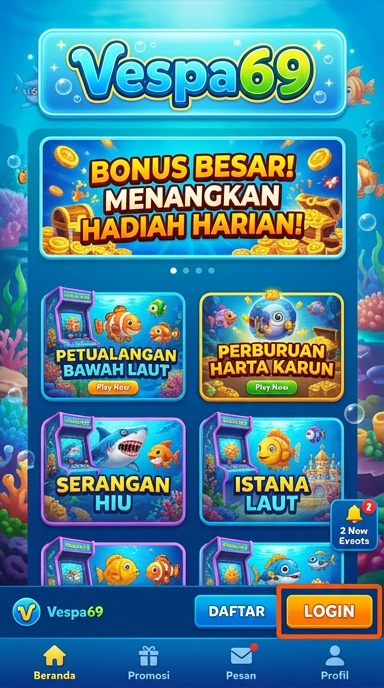 vespa69 — menu pengaturan